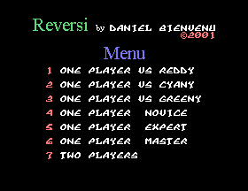 Reversi Demo by Daniel Bienvenu